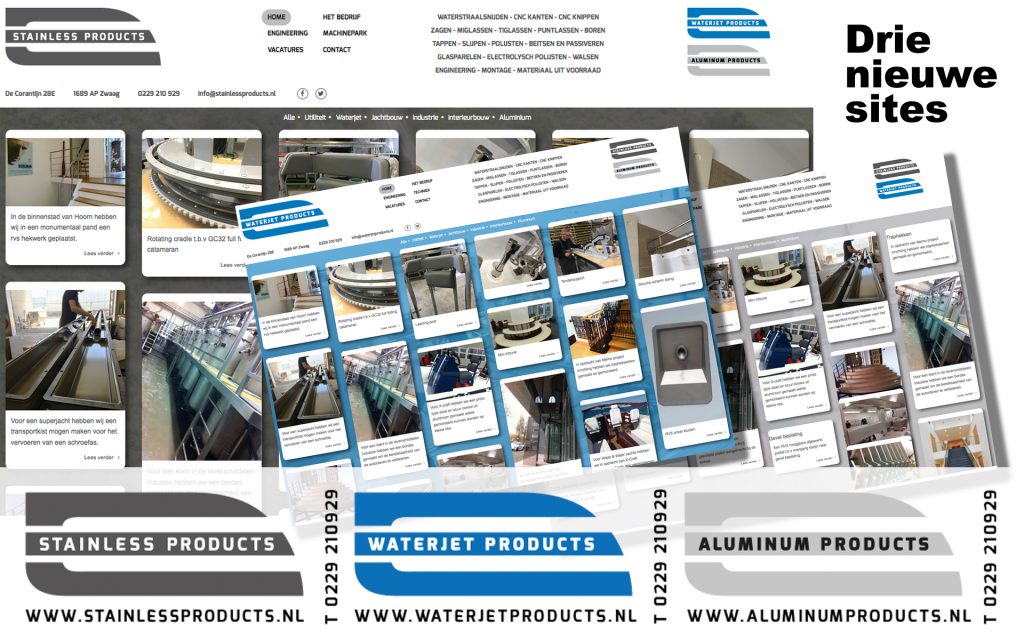 webbuilding voor Stainless Products